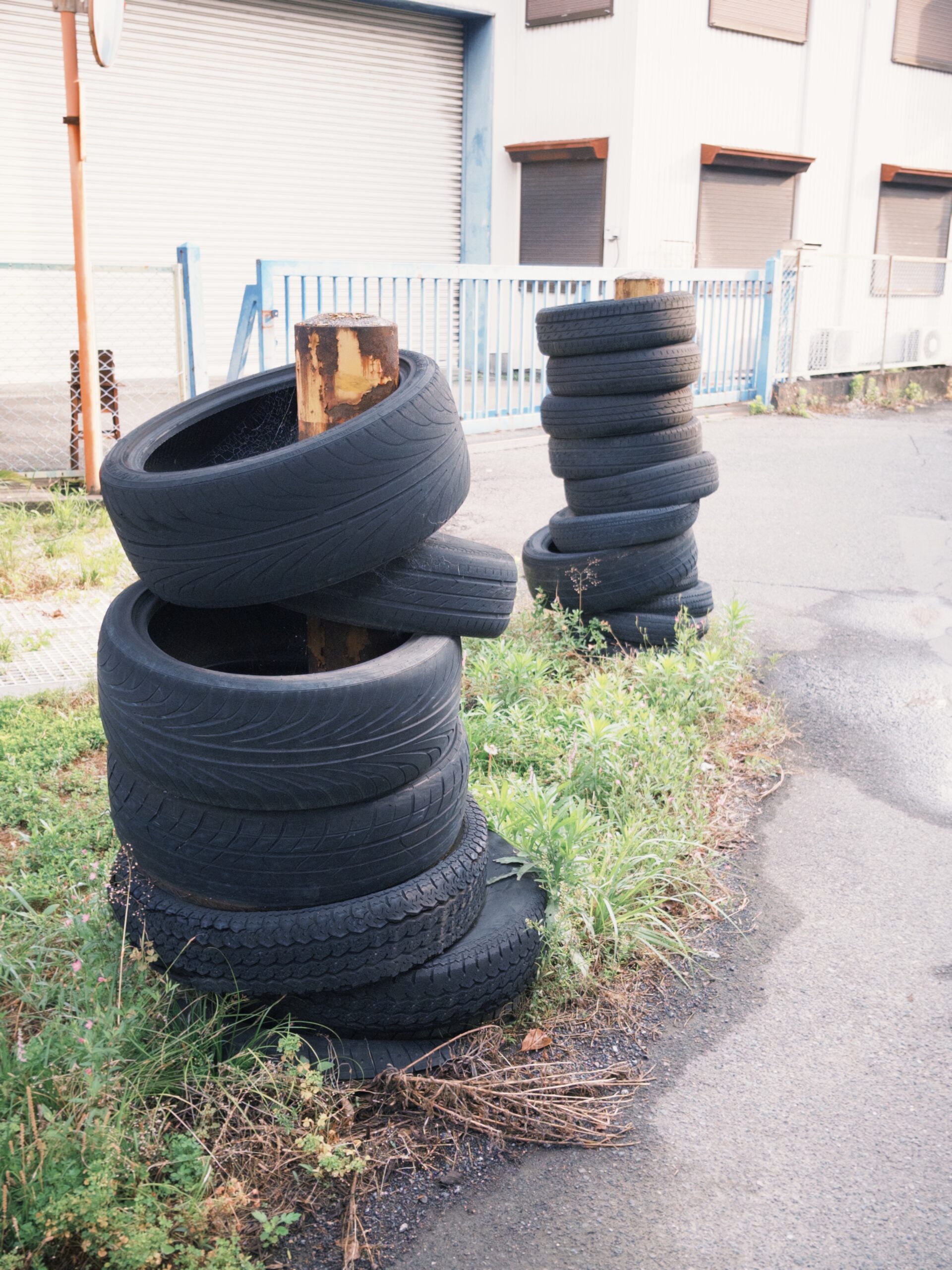 静岡の街を歩く様子