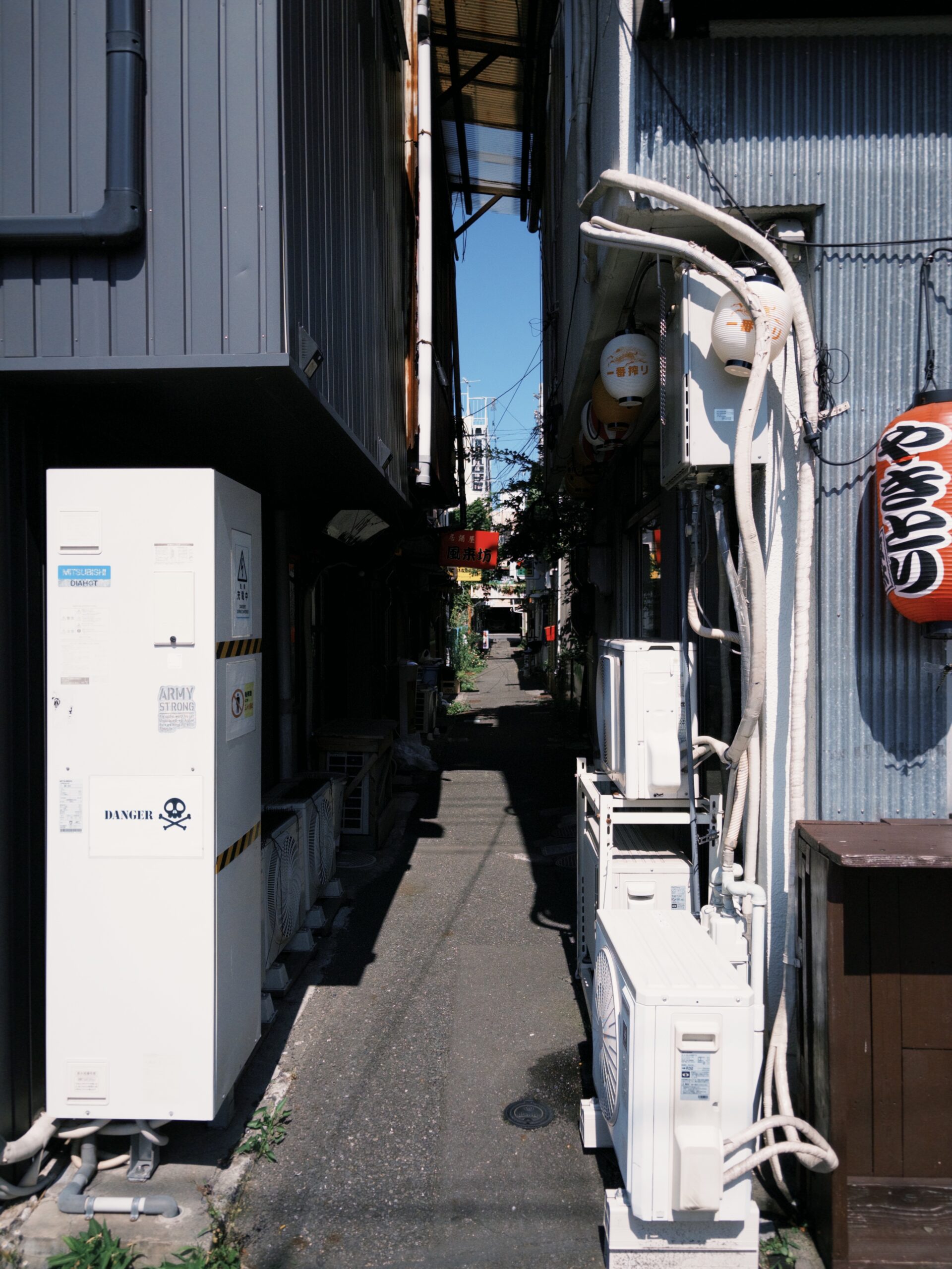 静岡の細い道や路地